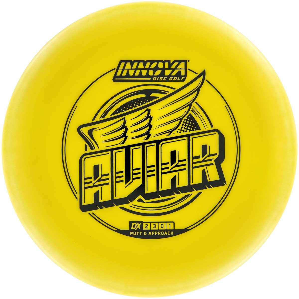 Disc Weight: How to Choose What's Best For You 2 DX Aviar Putt and Approach disc. Yellow color